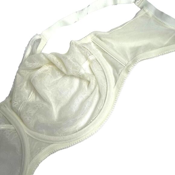 Wacoal Retro Chic Full Figure Underwire Bra Sz 38G ivory - Picture 8 of 10
